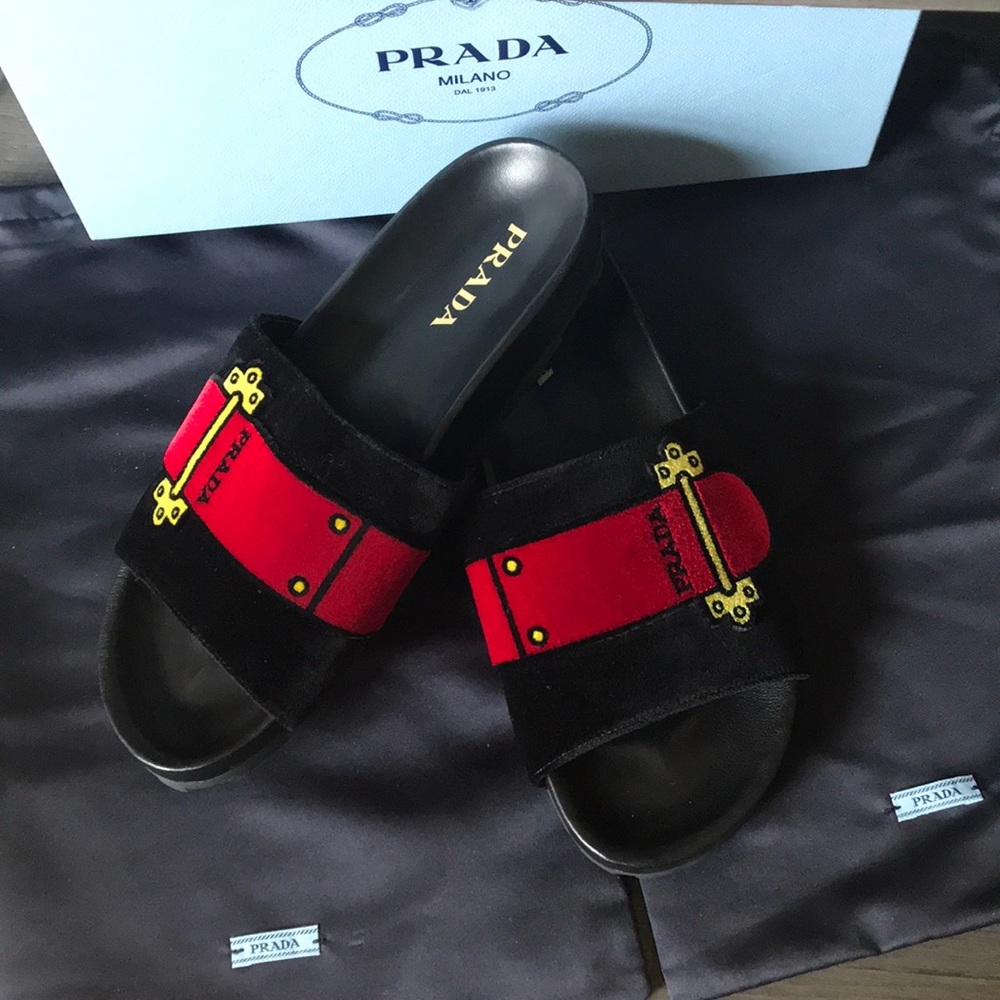 Prada slides/sandals